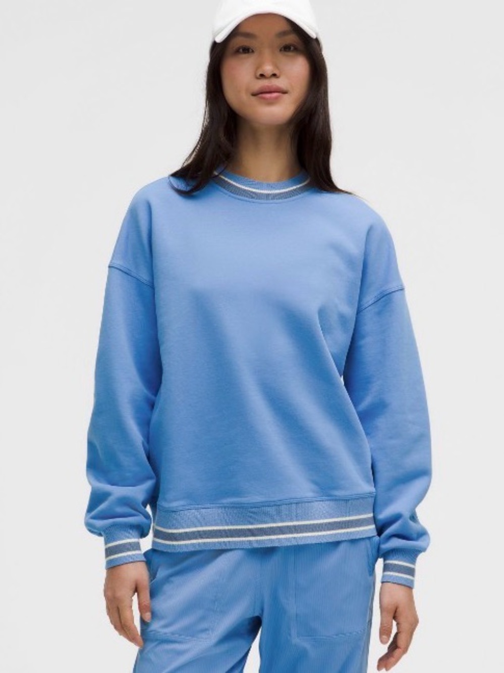 Lululemon perfectly oversized ringer crew